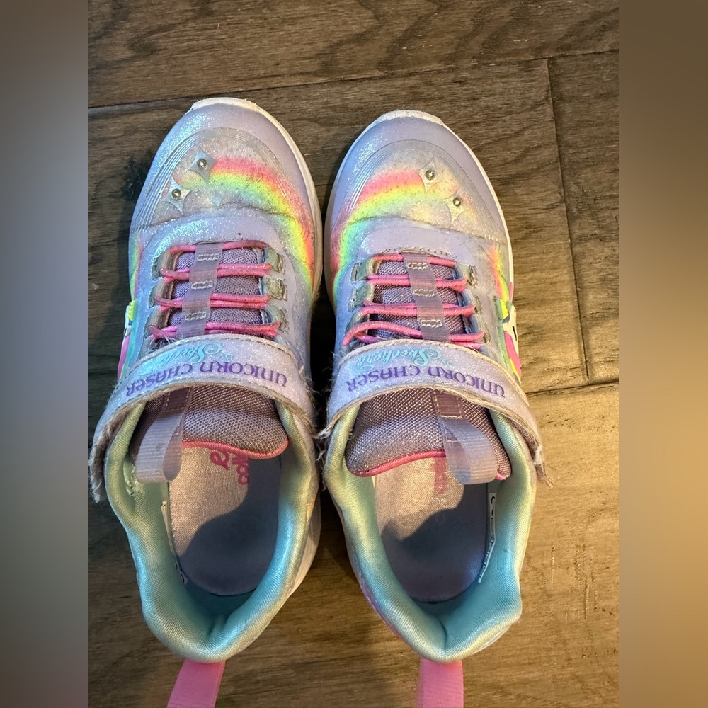 Skechers Kids Sneakers - Rainbow and Pink